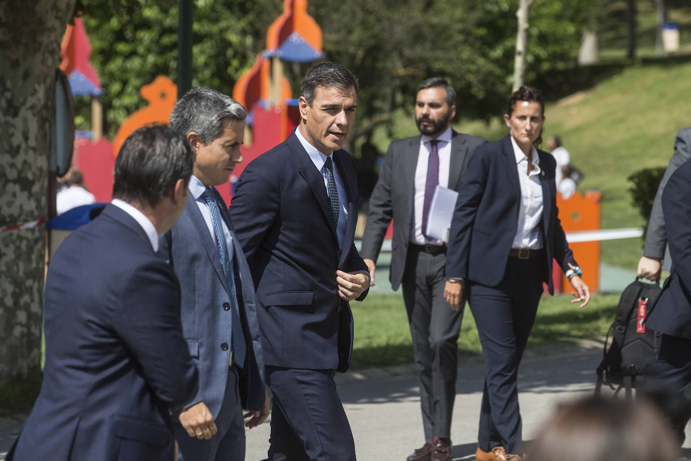 Fotos: Pedro Sánchez, en La Magdalena
