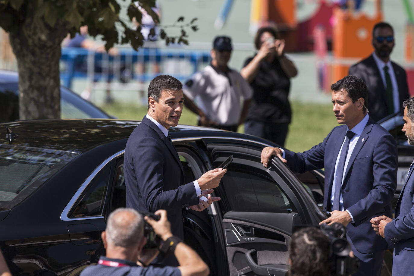 Fotos: Pedro Sánchez, en La Magdalena