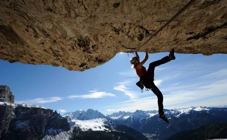 Fotos: Angelika Reiner, una escaladora de altura