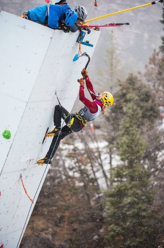 Fotos: Angelika Reiner, una escaladora de altura