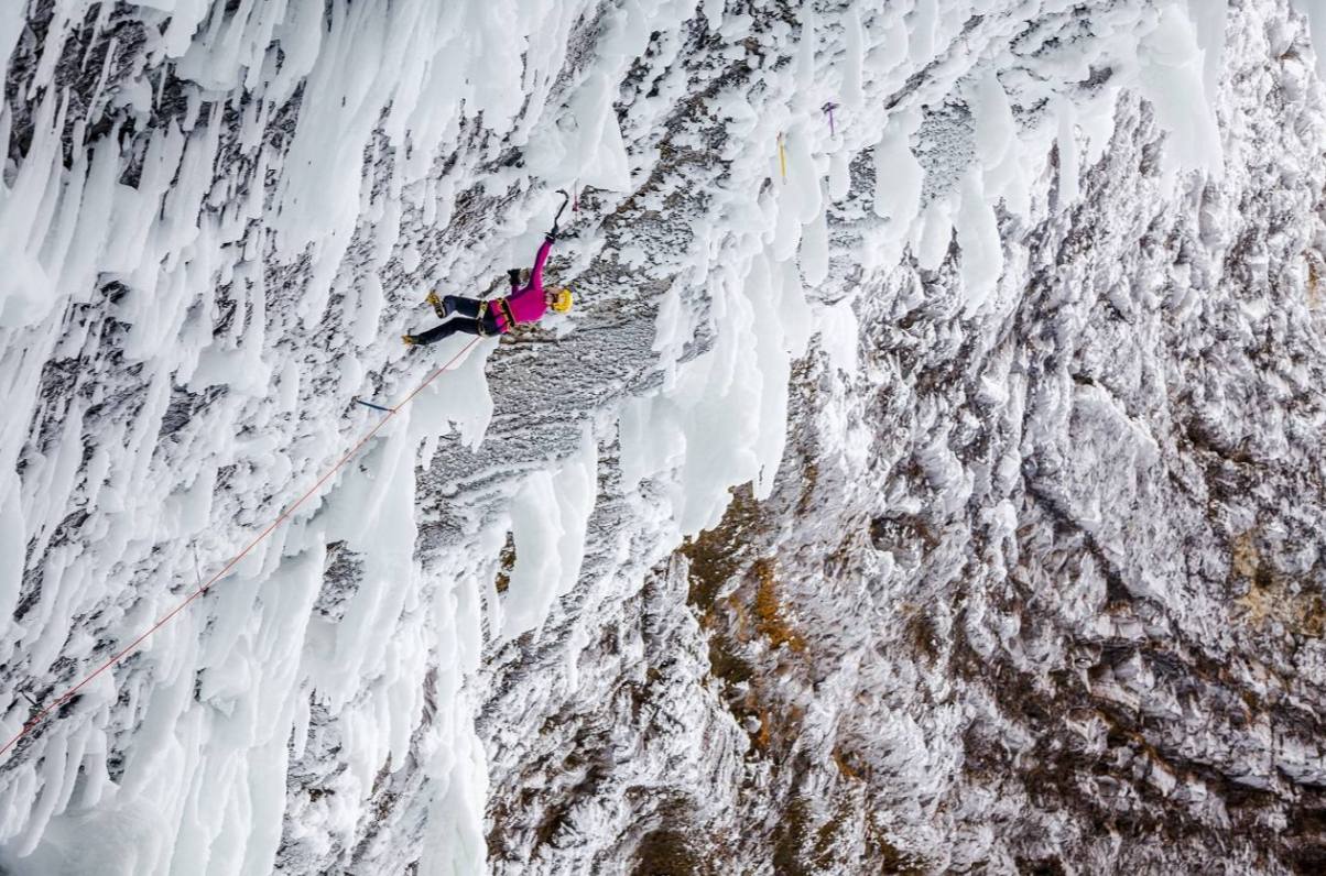 Fotos: Angelika Reiner, una escaladora de altura