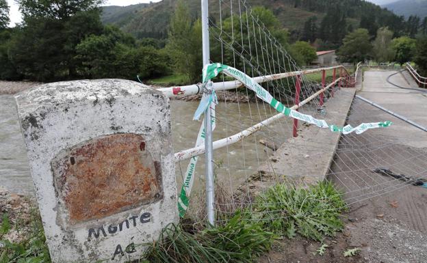 El Puente de Ruente tuvo que cortarse.