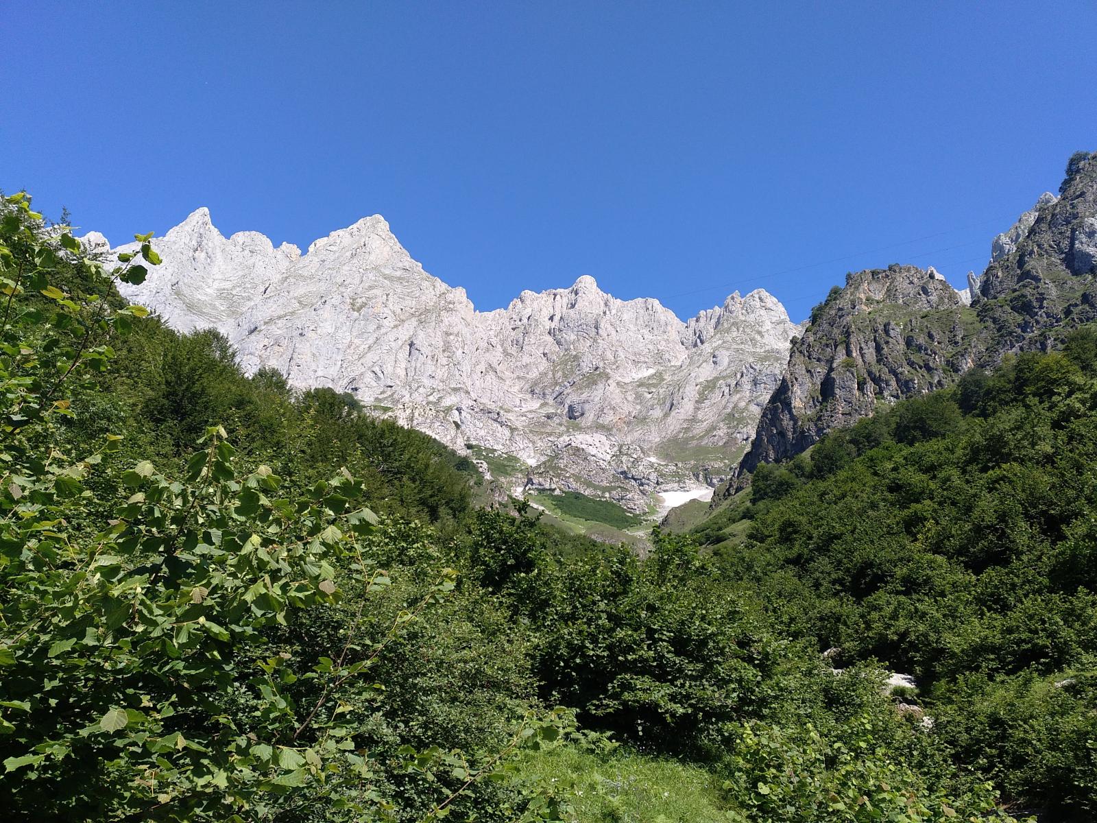 Vistas de los Picos de Europa.