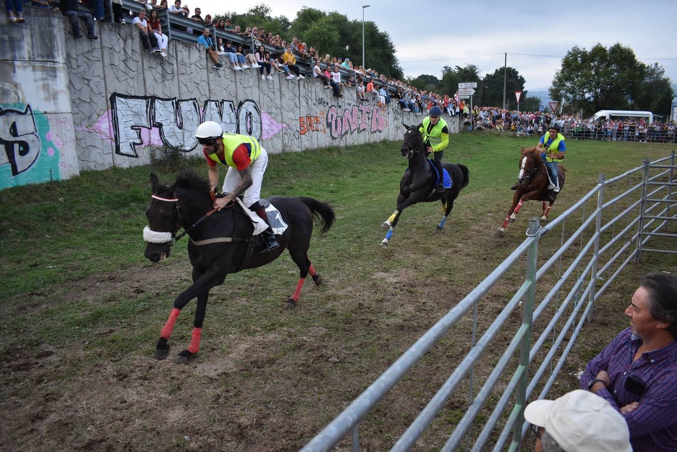 Un instante de la carrera. 