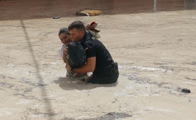 Rescate de una persona.