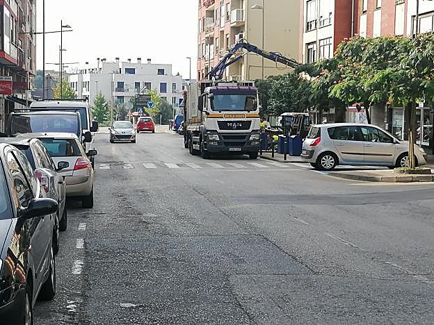 El Ayuntamiento ha llevado acabo varias actuaciones, una de ellas en la Avenida de España. 