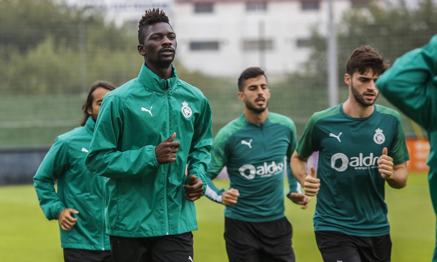 Fotos: El entrenamiento del día después de la victoria ante el Mirandés