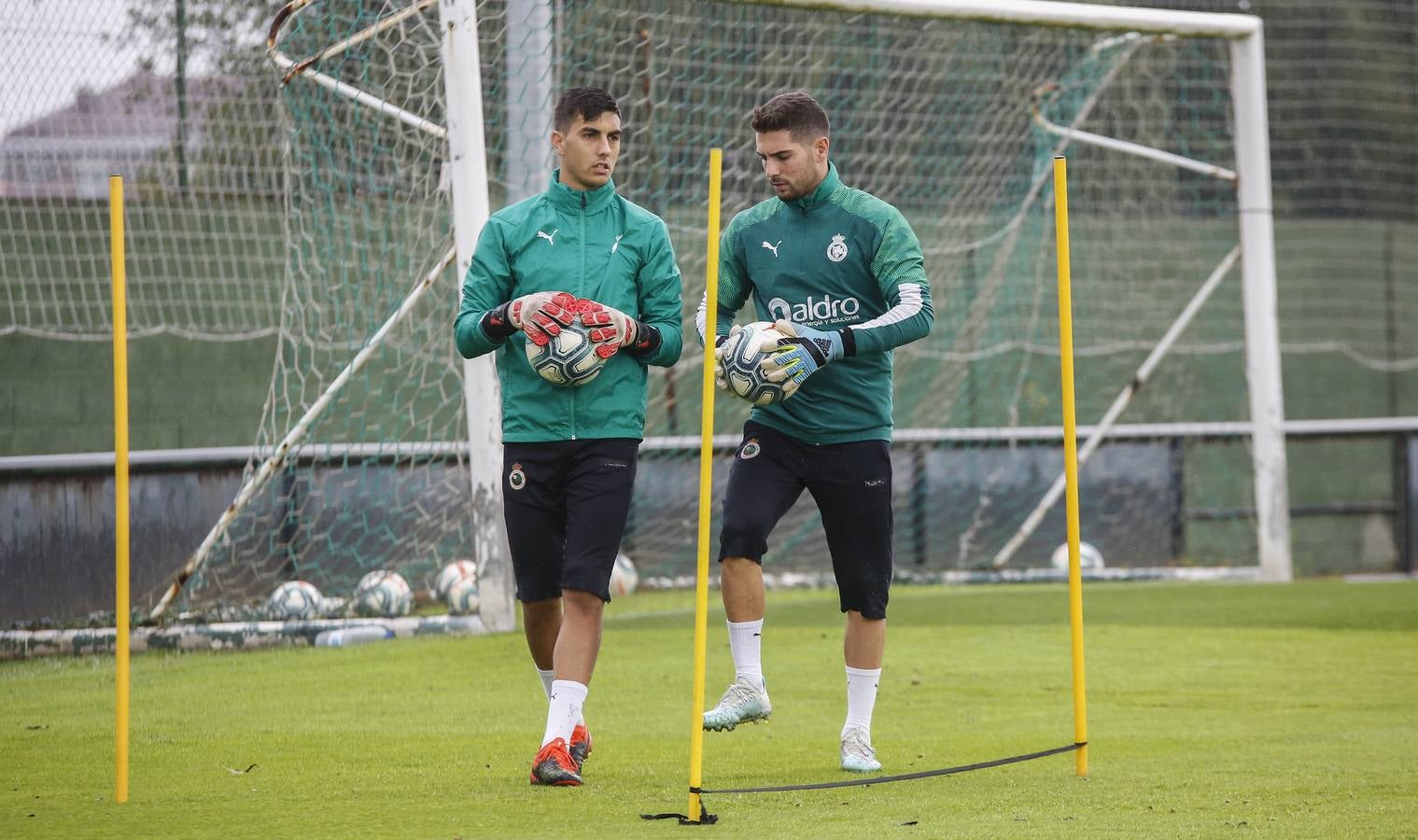 Fotos: El entrenamiento del día después de la victoria ante el Mirandés