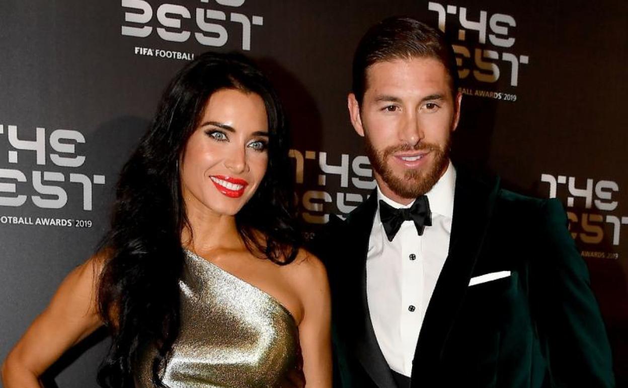 Sergio Ramos y su mujer, Pilar Rubio. 