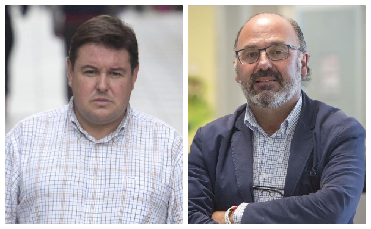 Bernardo Colsa (izquierda) y Javier Carrión gestionarán las dos empresas públicas más importantes de la región.