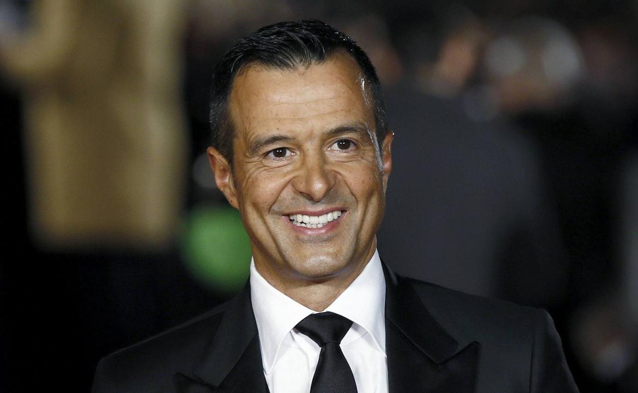 Jorge Mendes, agente entre otros de Cristiano Ronaldo. 