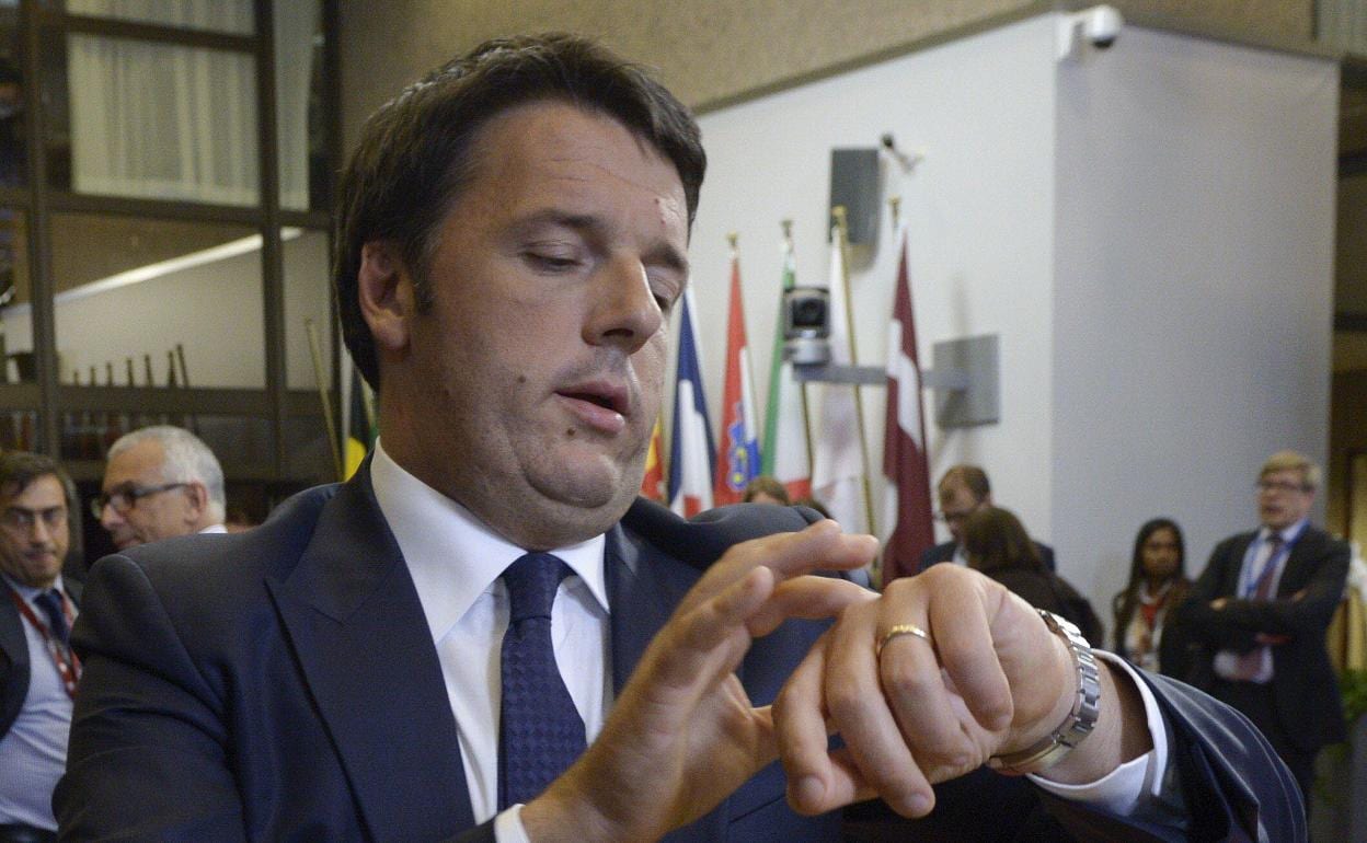 El exprimer ministro italiano, Matteo Renzi.