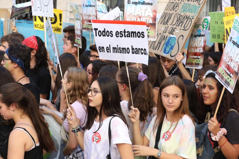 Fotos: Los estudiantes se revuelven contra el cambio climático