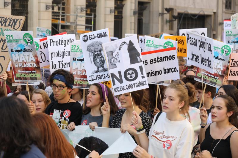 Fotos: Los estudiantes se revuelven contra el cambio climático