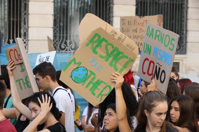 Fotos: Los estudiantes se revuelven contra el cambio climático