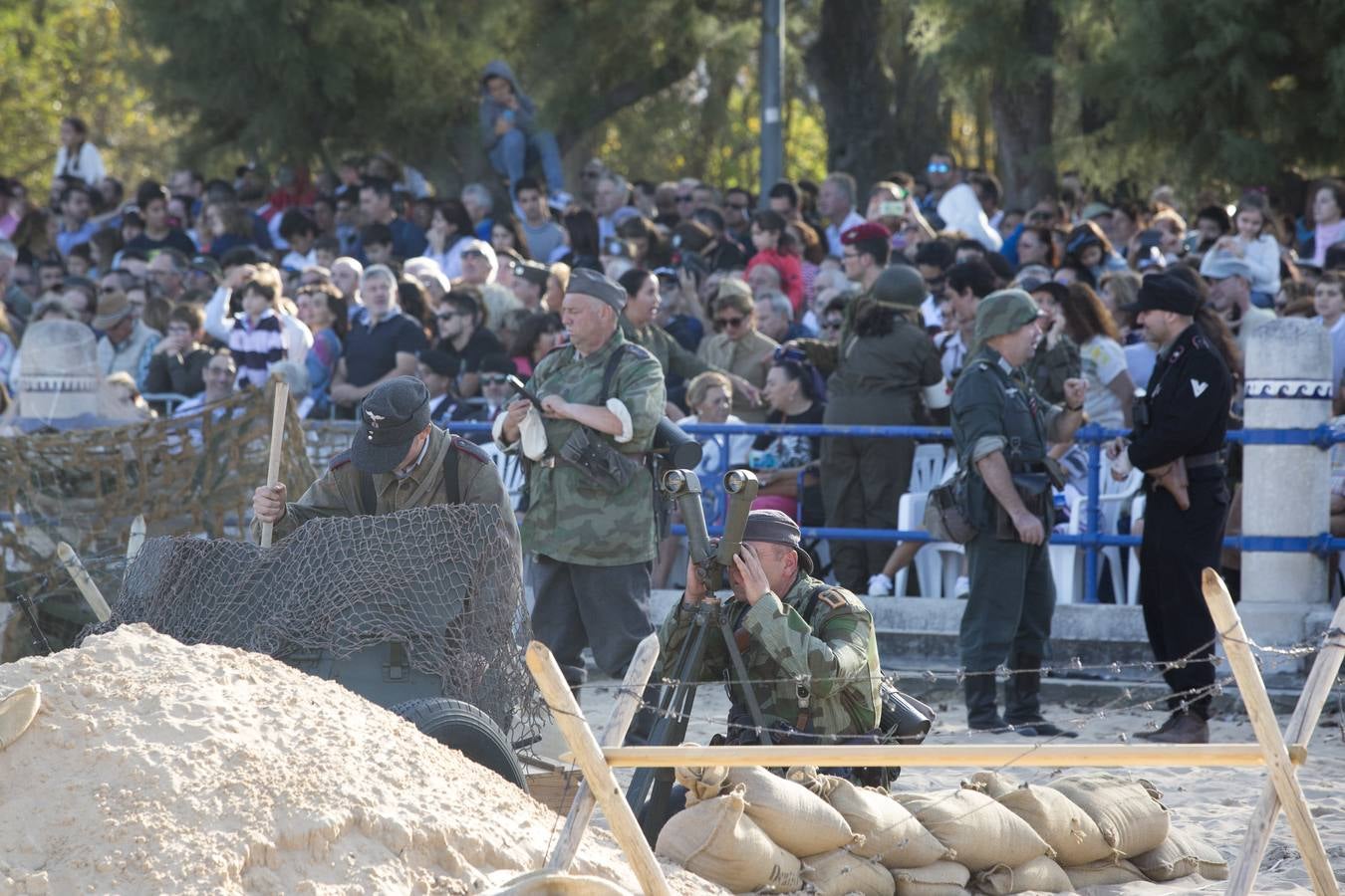 Fotos: Así ha sido el desembarco sin barcos en El Sardinero