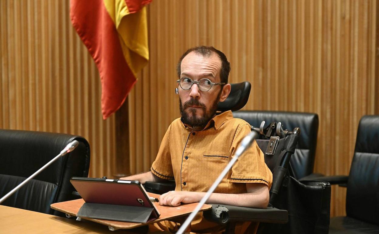 El secretario de Acción de Gobierno de Podemos, Pablo Echenique.