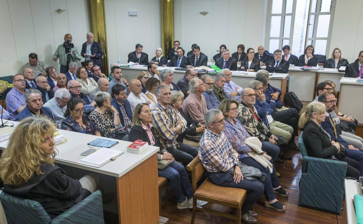 Imágenes del juicio celebrado este jueves. 