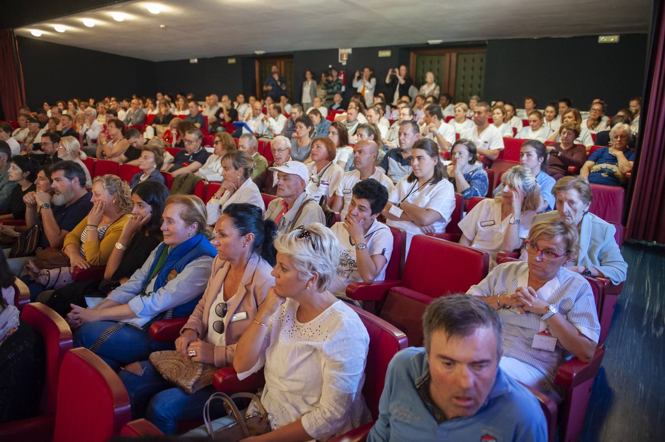 Un momento de la entrega de premios en la que Nadal da las gracias a través de un vídeo.