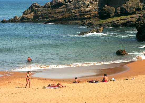 Playa de Santa Justa.