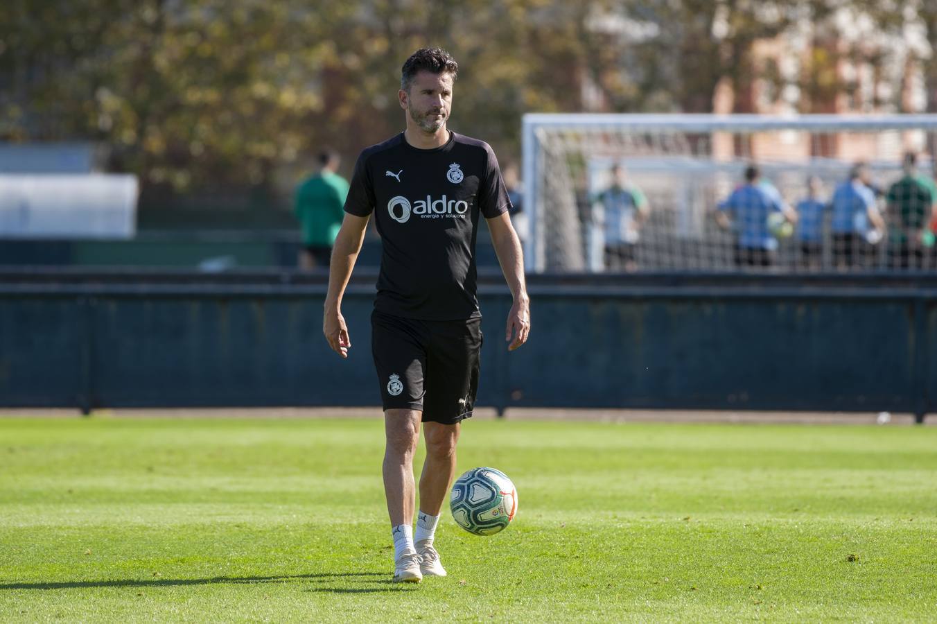 Fotos: El Racing prepara el partido ante el Girona