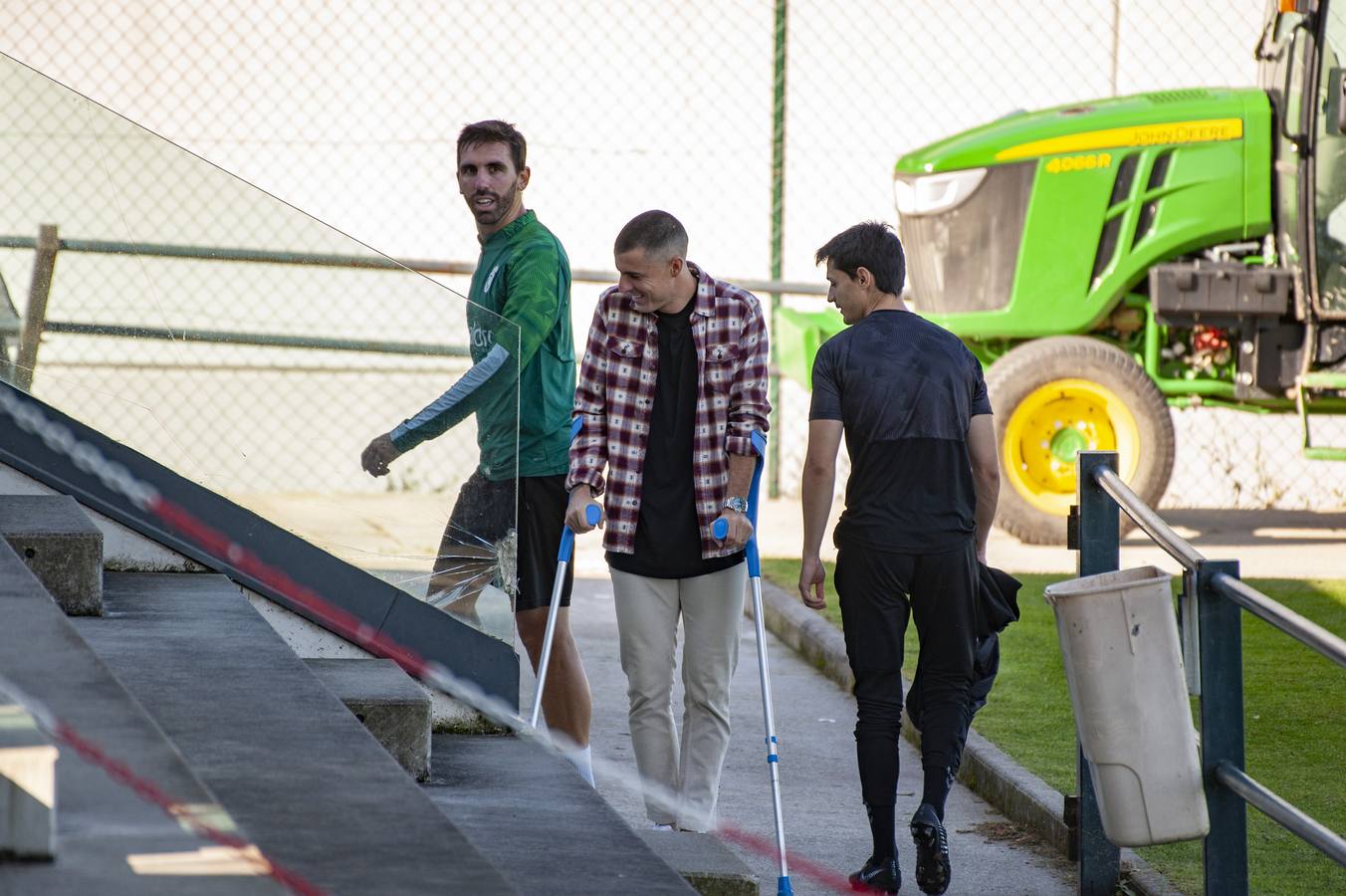 Fotos: El Racing prepara el partido ante el Girona