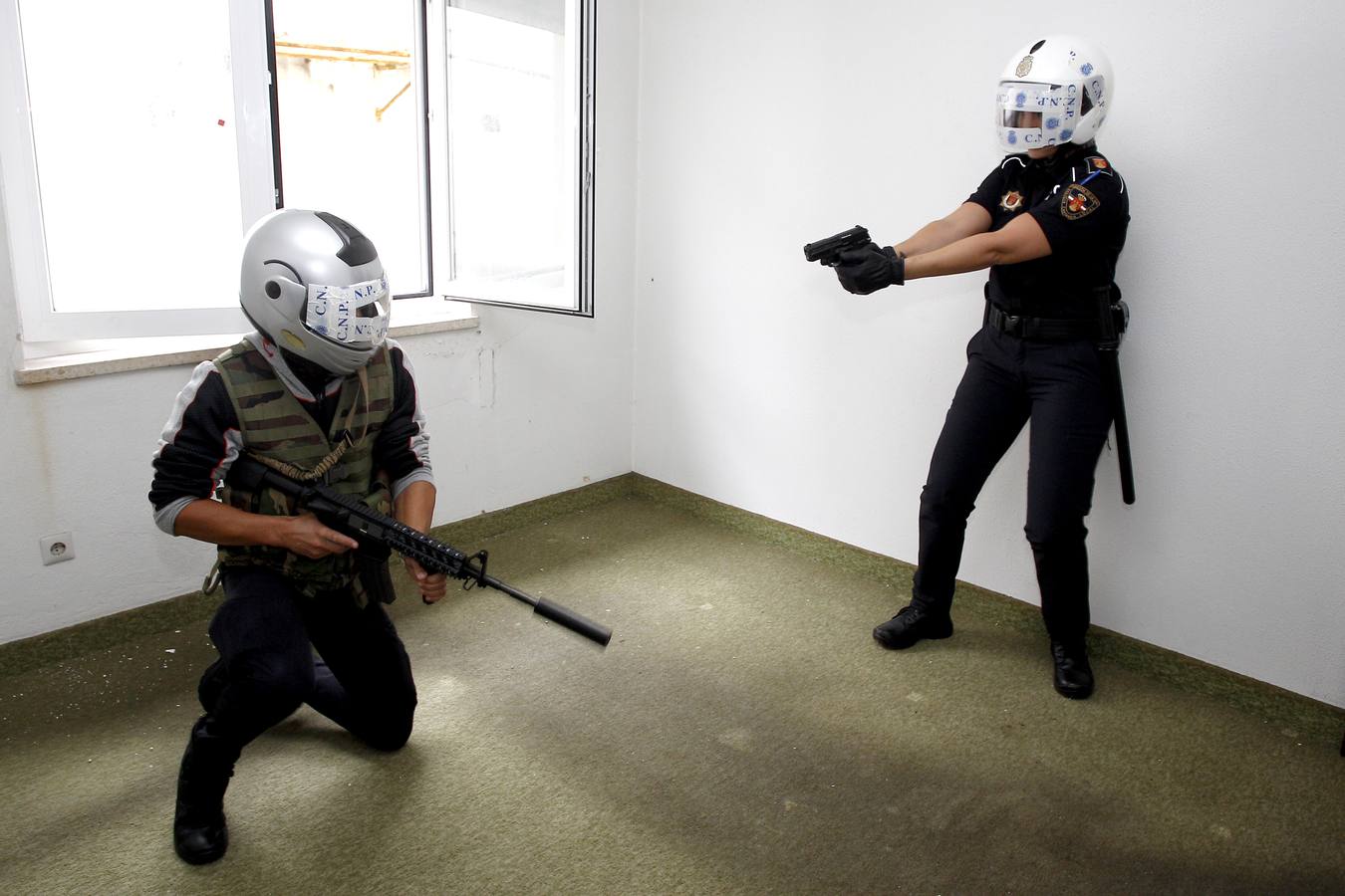Fotos: Ejercicios prácticos de formación para aspirantes a policías locales