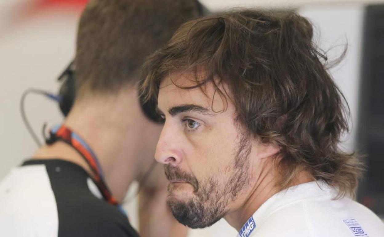 El piloto asturiano Fernando Alonso. 