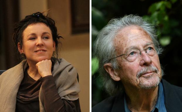 Olga Tokarczuk y Peter Handke. 