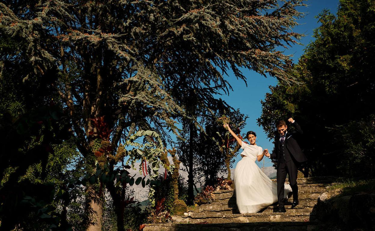 Vestido de Ana del Atelier Alma de Boda.