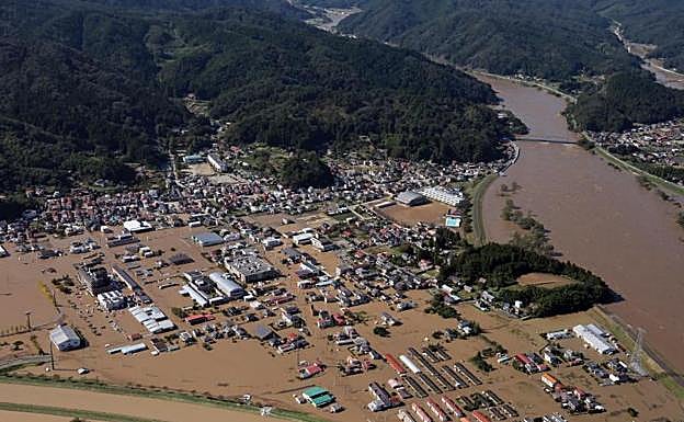 El tifón Hagibis deja al menos 56 muertos en Japón