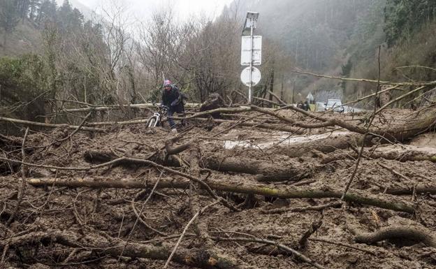 Imagen tras las inundaciones de enero