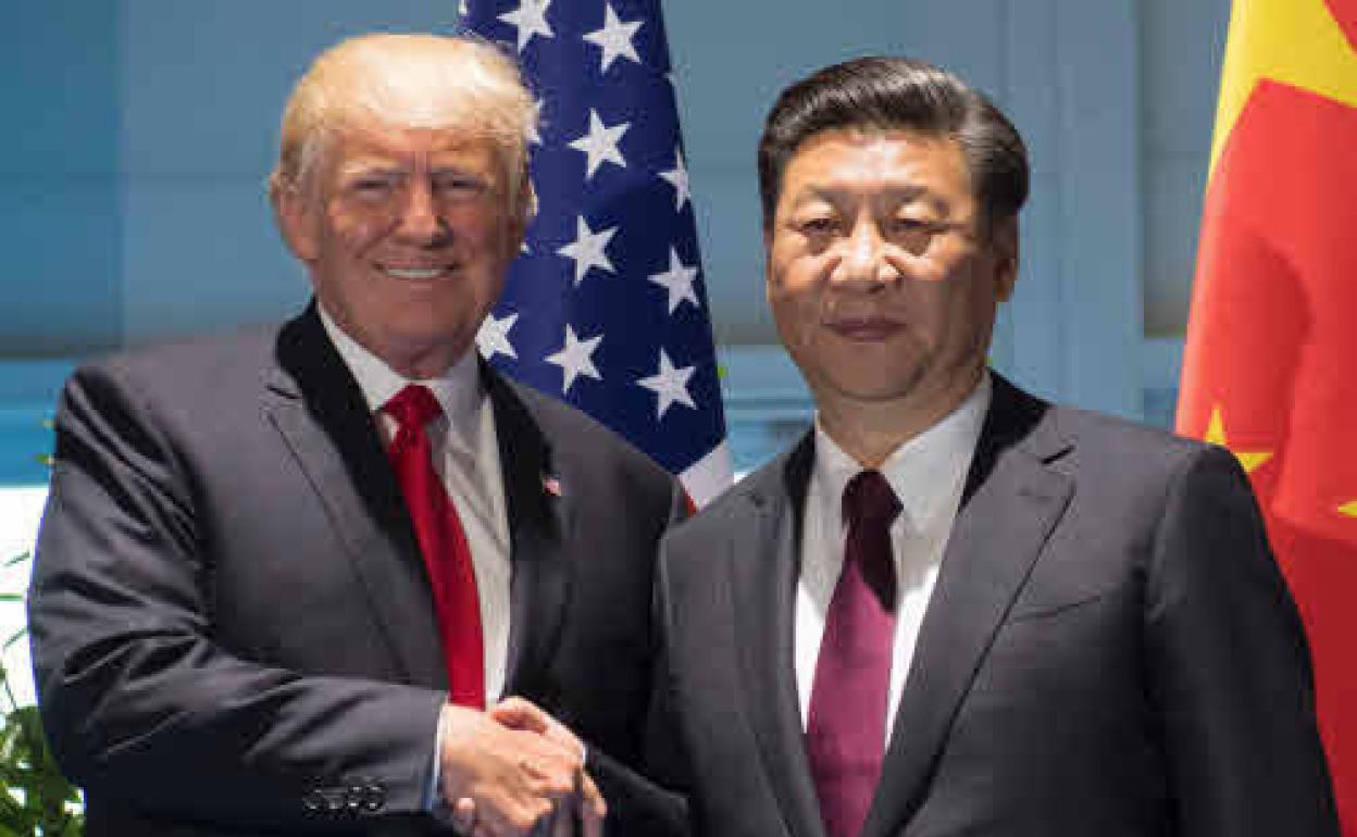 El presidente de EE UU, Donald Trump, y su homólogo chino, Xi Jinping.