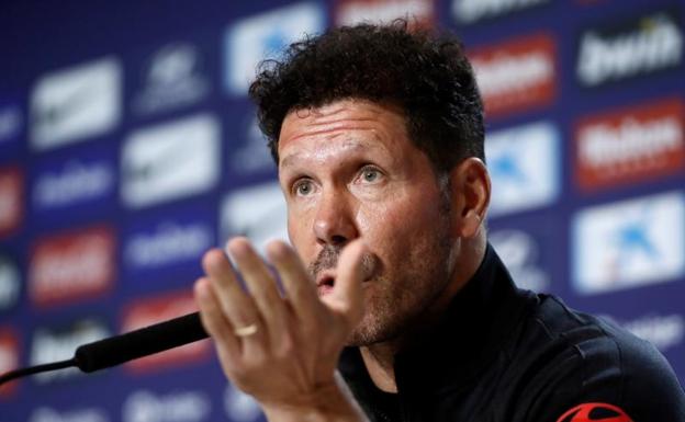 Diego Pablo Simeone, entrenador del Atlético de Madrid. 