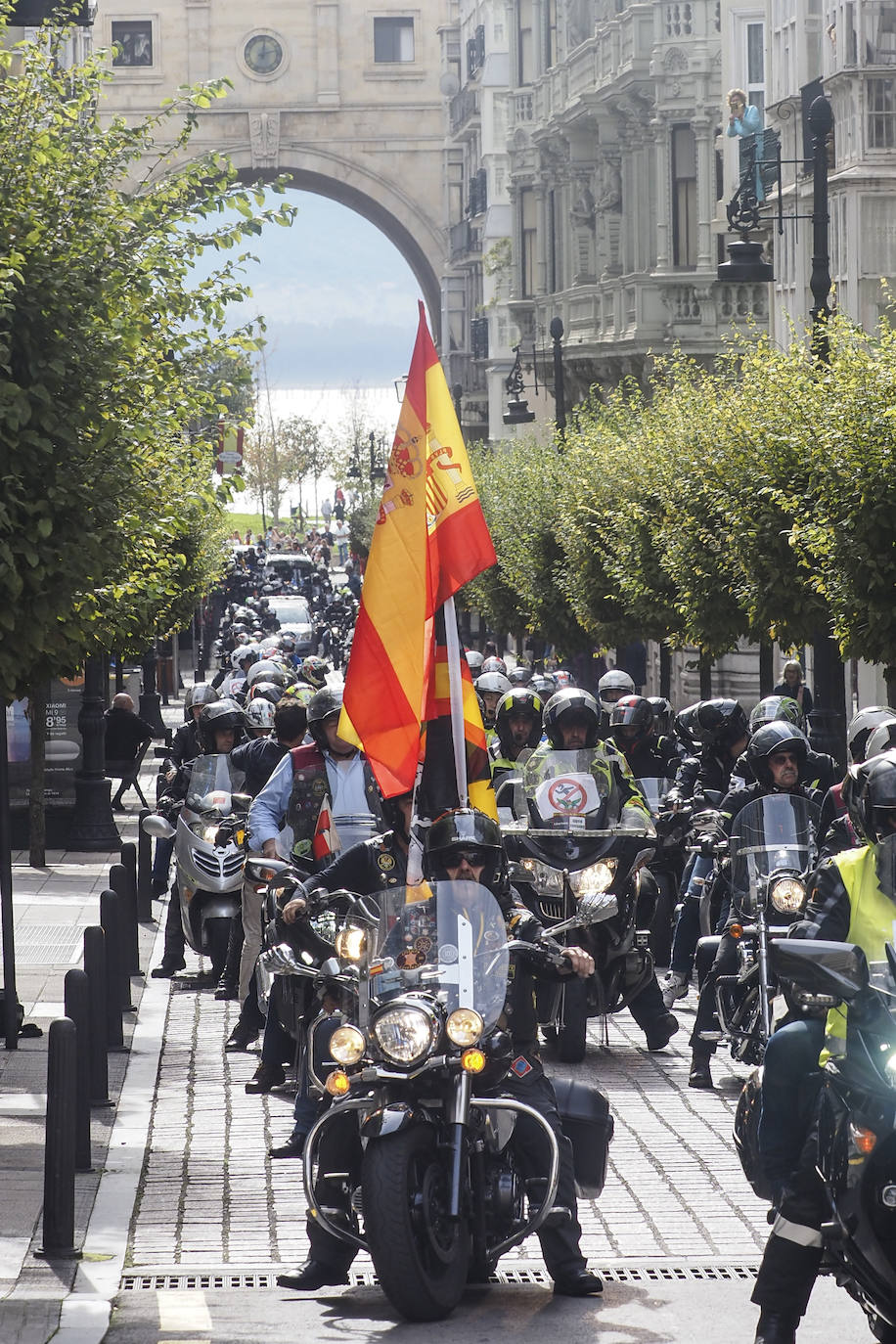 Fotos: La congregación de motoristas en Santander