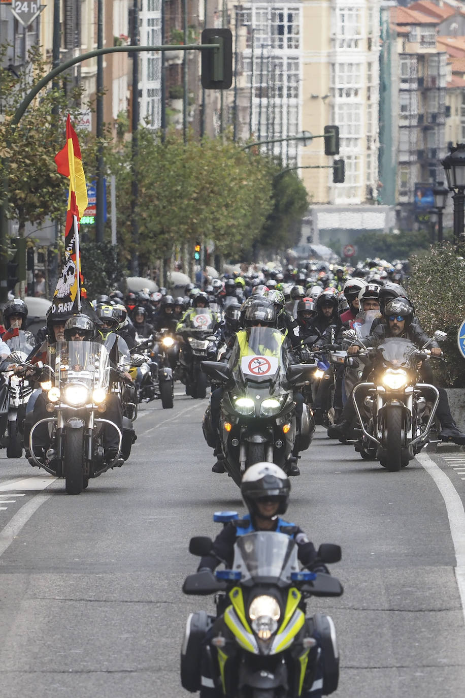 Fotos: La congregación de motoristas en Santander