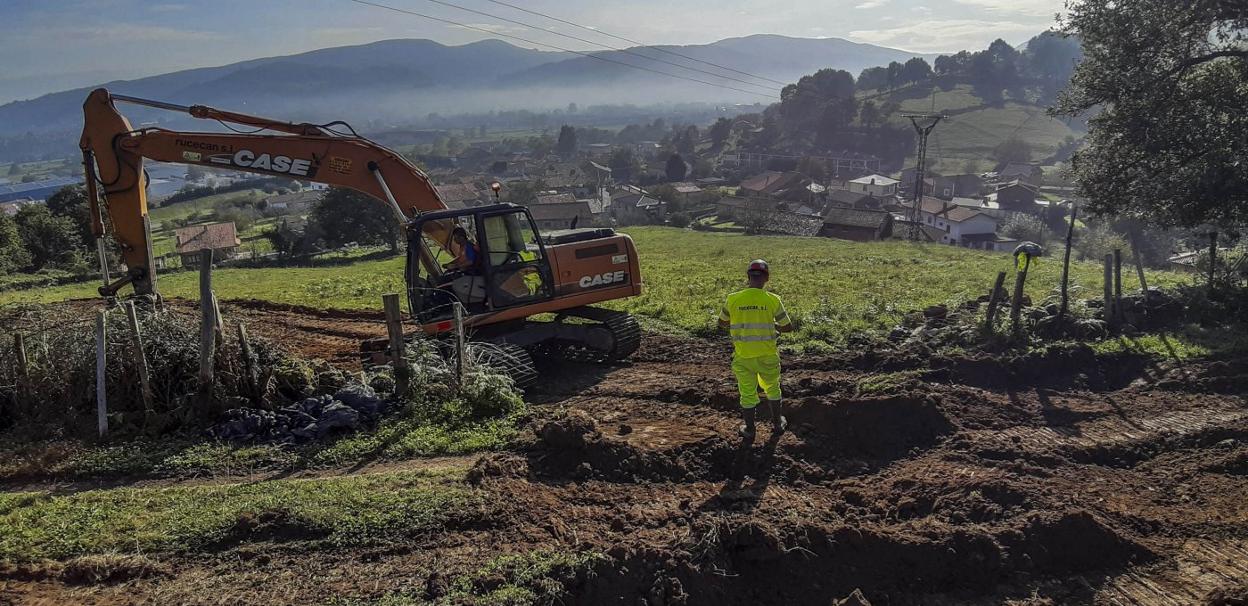 Las máquinas ya están en San Mateo, comenzando la cuenta atrás de unas obras que tienen un mes de plazo de ejecución. :