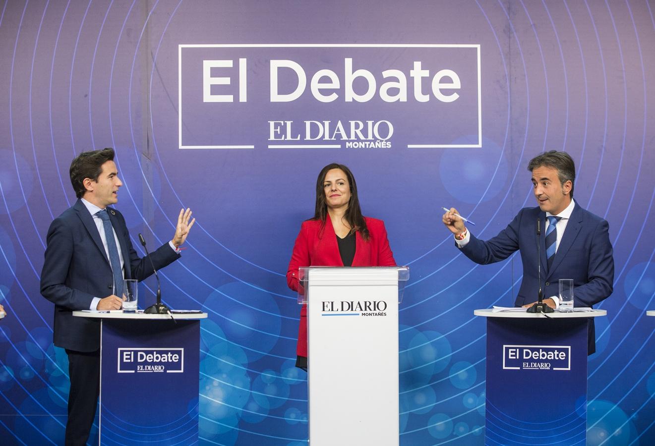 Pedro Casares (PSOE), Diego Movellán (PP), Rubén Gómez (Cs), José María Mazón (PRC), Emilio del Valle (Vox) y Luis del Piñal (Podemos) han confrontado sus ideas en el debate electoral de El Diario Montañés