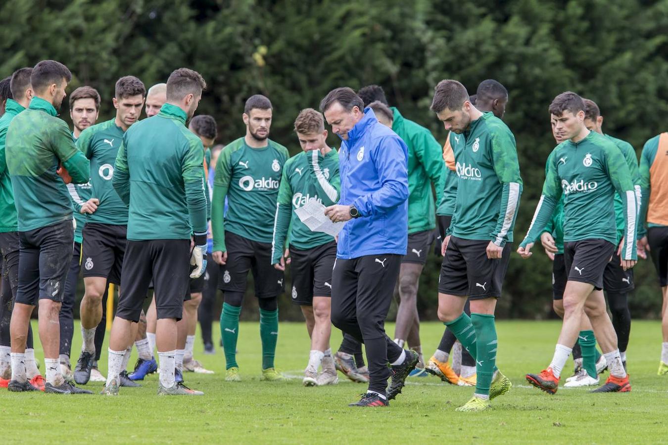 Cristóbal Parralo dirigió su primera sesión en La Albericia