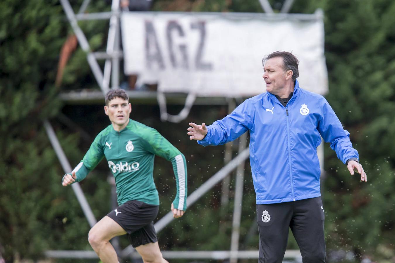 Cristóbal Parralo dirigió su primera sesión en La Albericia