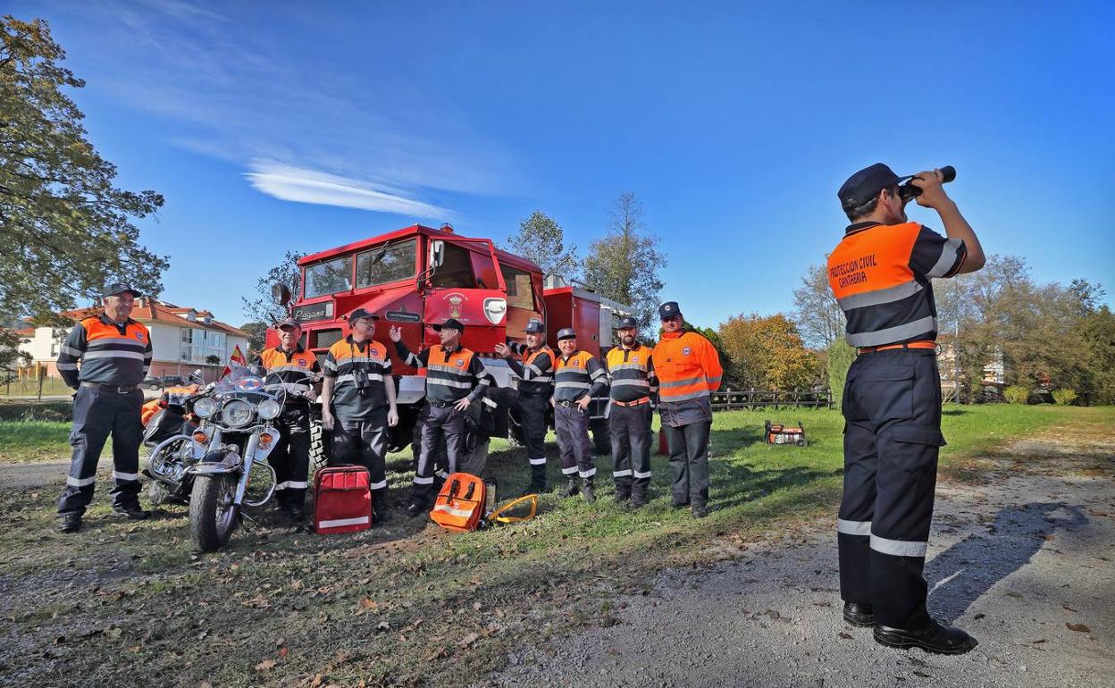 Imagen de archivo de efectivos de Protección Civil 