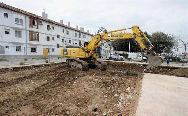 Las obras del parque santanderino. 