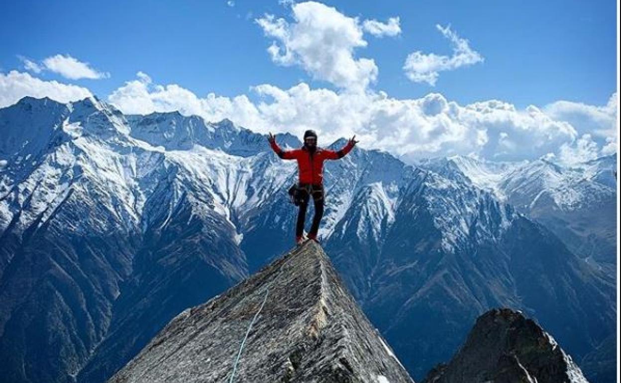 Imagen de Siebe Vanhee en el Himalaya.