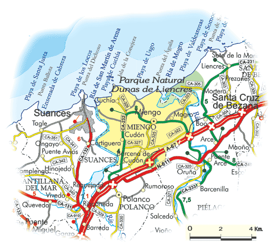 Núcleos de población | Miengo | Cantabria 102 Municipios