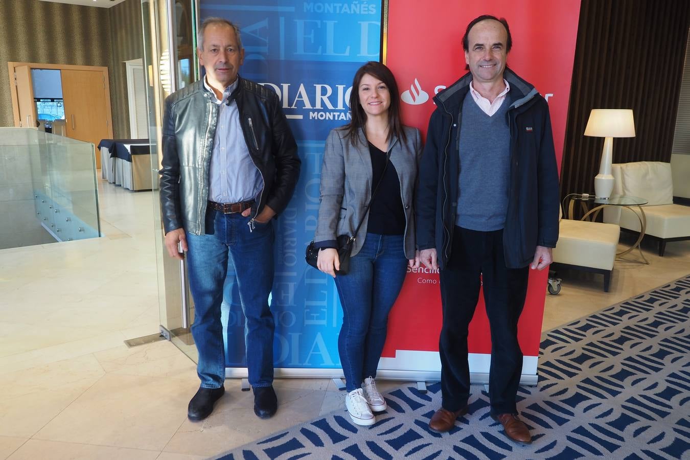 Manuel Quintana, Sara Anabitarte y José María Alonso.