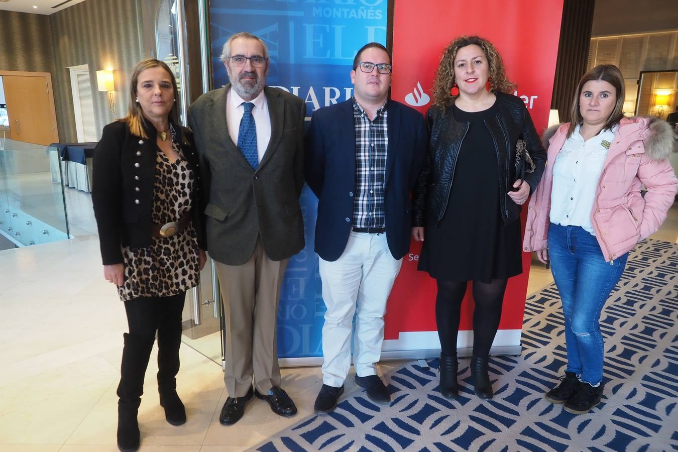 María Jesús Prado, José Moreiras, Borja Gutiérrez, Marisol Aldaco y Cristina Pablos.