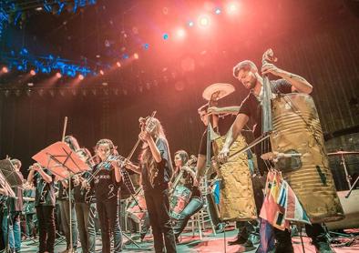 Imagen secundaria 1 - Música del vertedero al escenario del Palacio de Festivales