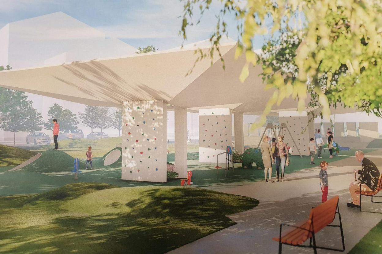 Bezana estrenará en su casco urbano su primer parque infantil cubierto