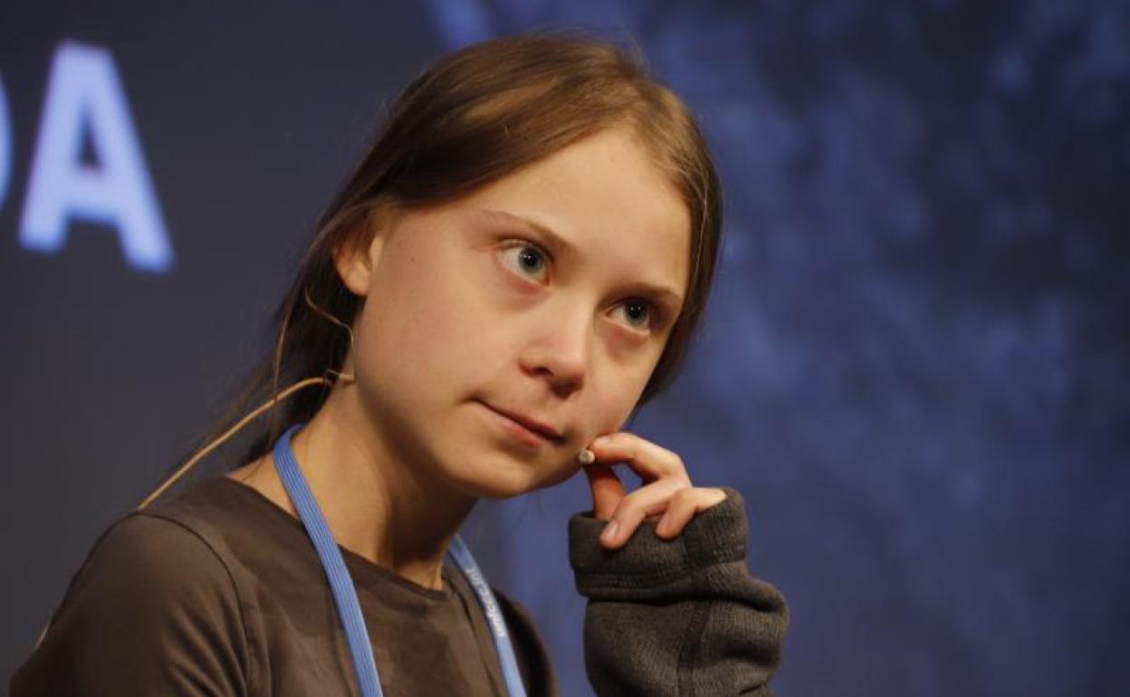 Greta Thunberg.