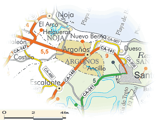 Núcleos de población | Argoños | Cantabria 102 Municipios